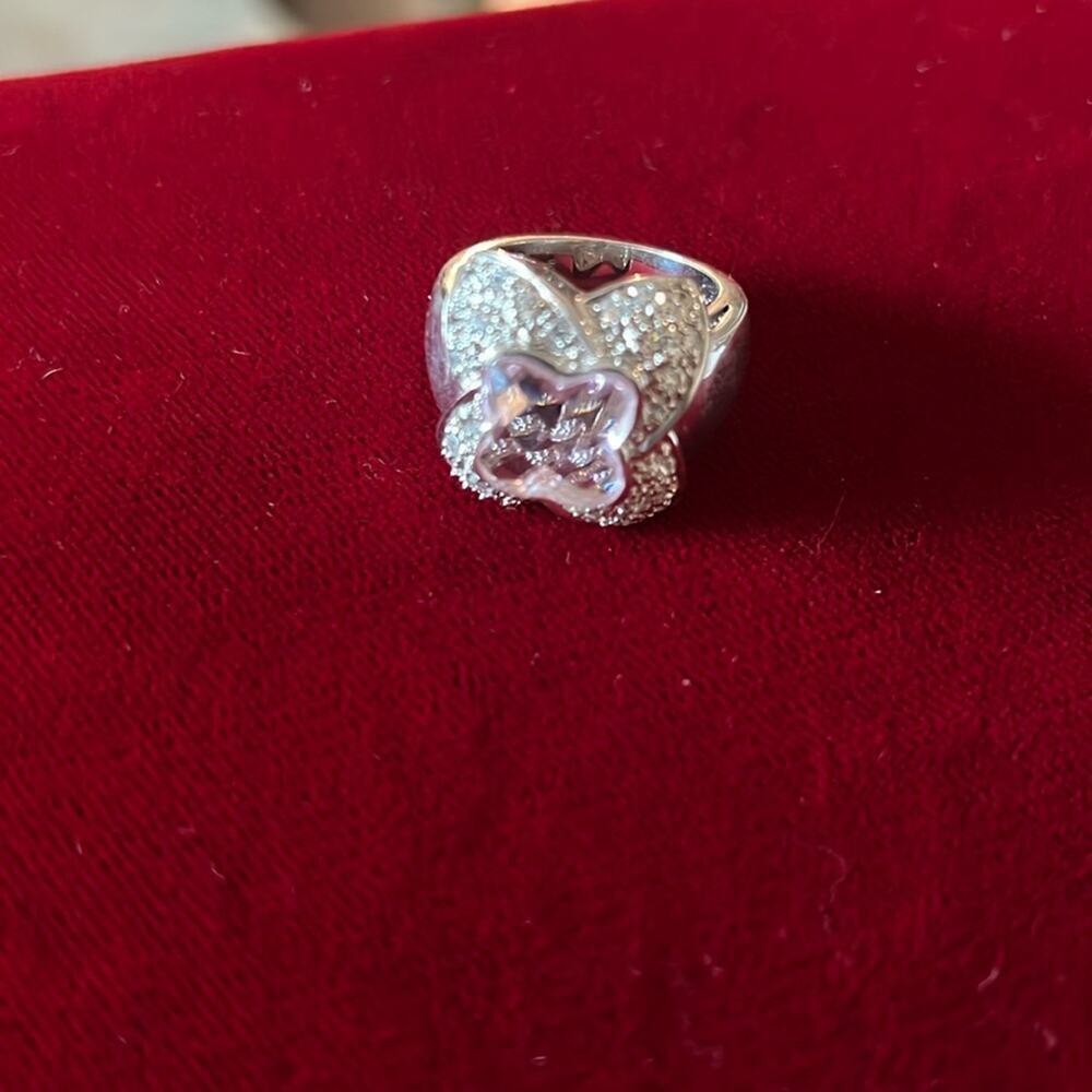 Kunzite silver Ring